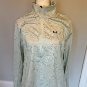 Under Armour Mint Green Half Zip Pullover - Never Worn!